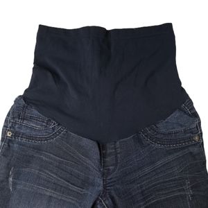 Fade to blue maternity jeans , small